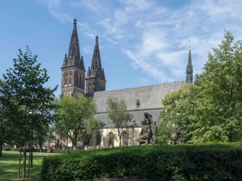 Basilica of St. Peter and St. Paul, the Vyšehrad Cemetery and the Rotunda of St. Martin