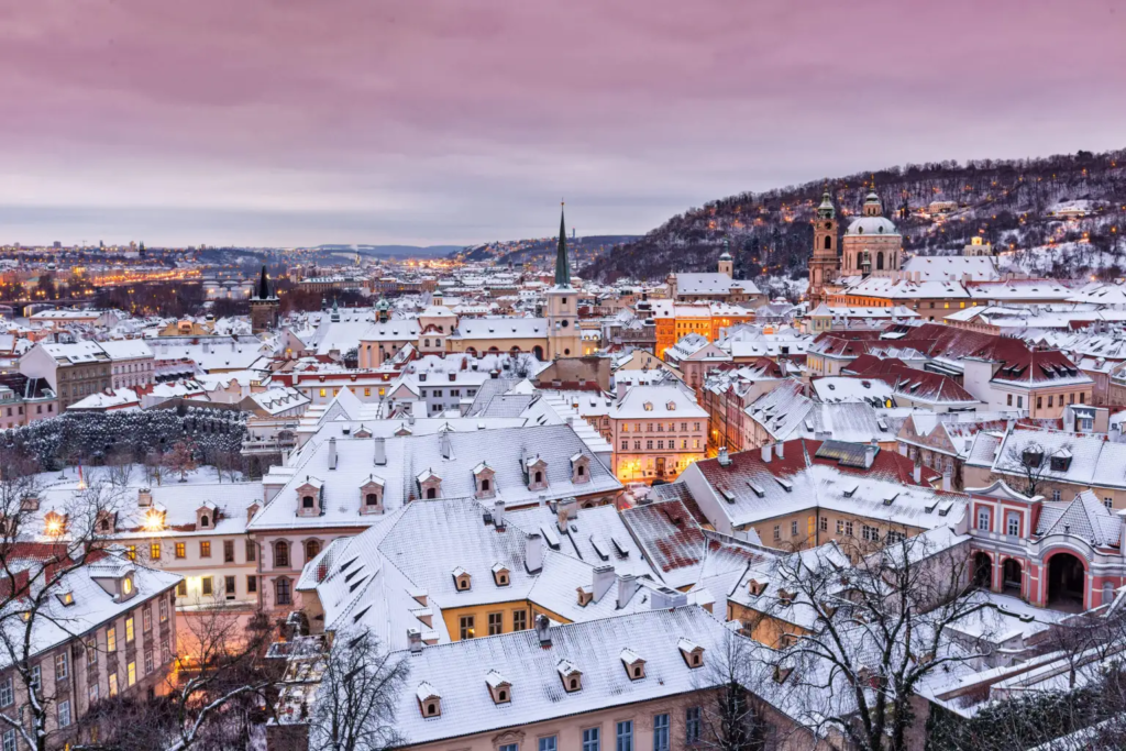 Weather in February in Prague