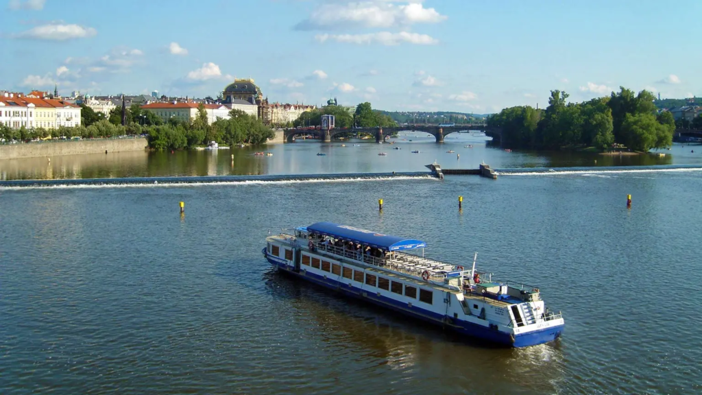 River in Prague