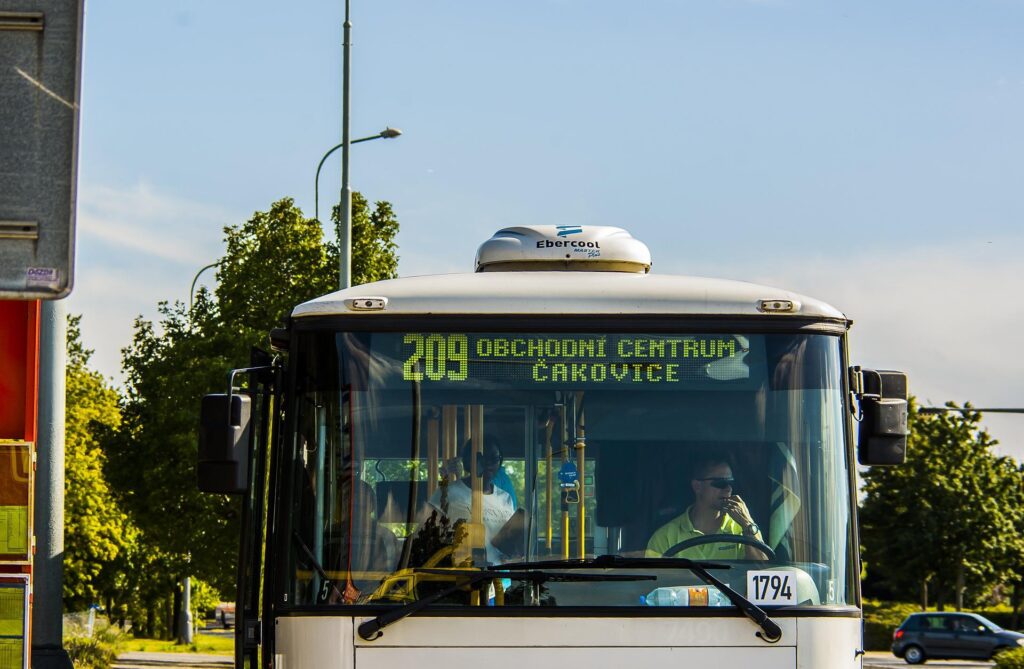 Bus in Prague