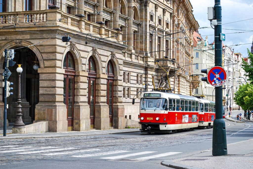 Tram in Prague