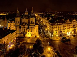 Prague by night