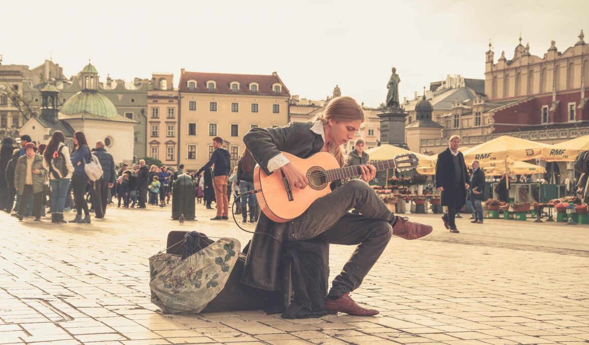 Old Town Square Musician