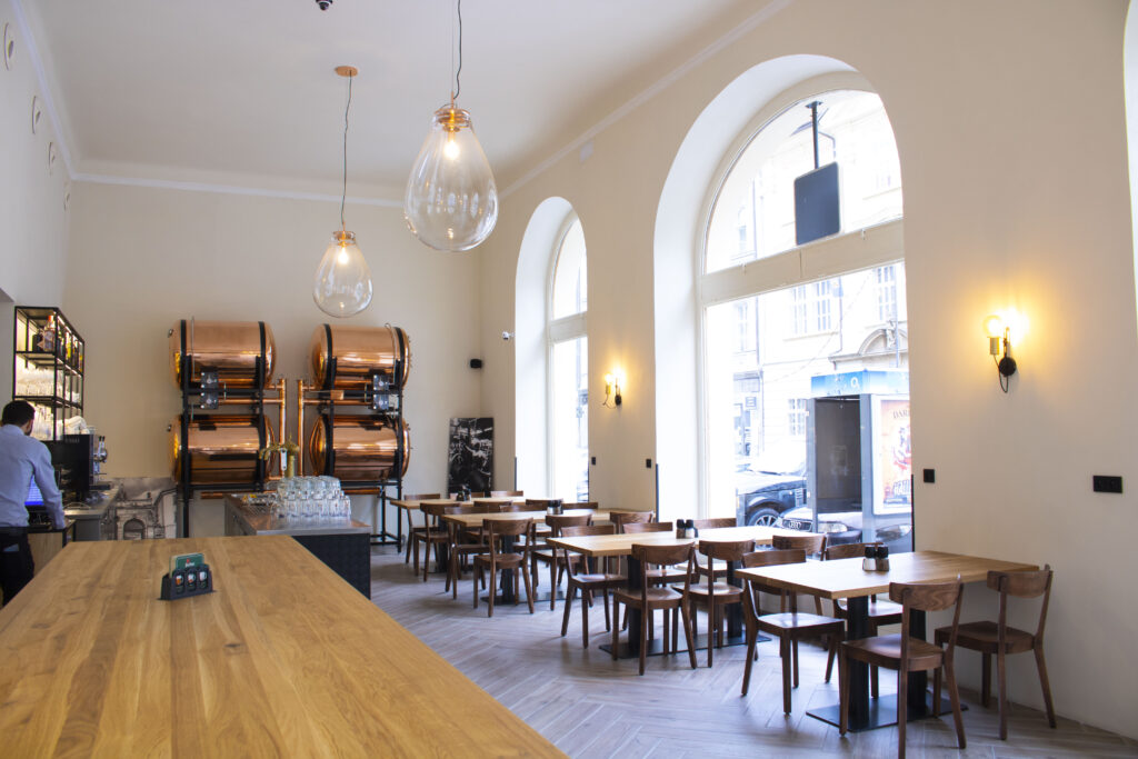 Inside of the restaurant By Základna restaurace