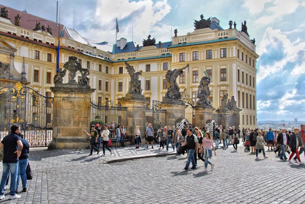 Prague castle entrance