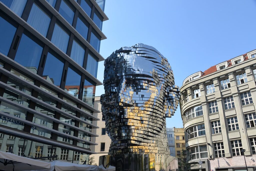 Franz Kafka monument